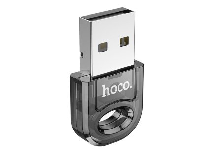 Hoco UA28 USB Bluetooth adaptér / BT v5.1 / transparent black