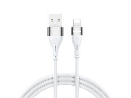 BWOO X280L USB kabel - iPhone Lightning / 1m / 3A / bílý