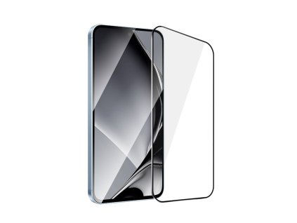 Metal Frame / Full Glue / zesílené ochranné tvrzené sklo Samsung Galaxy A55 5G