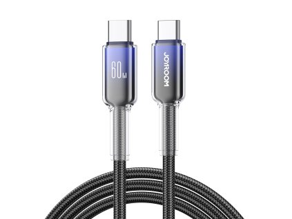 Joyroom S-A42 kabel USB-C - USB-C PD / 1,2m / 60W / černý