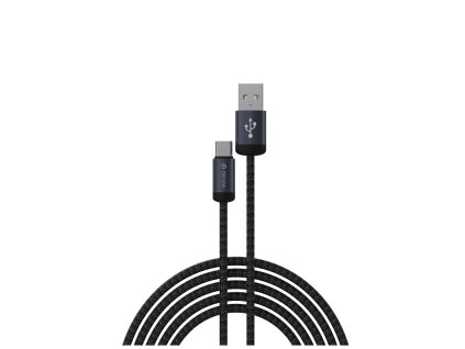 Devia EC649 kabel USB-A - USB-C / 1m / 2A / černý