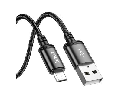Hoco X89 kabel USB - Micro USB / 2m / 2,4A / černý