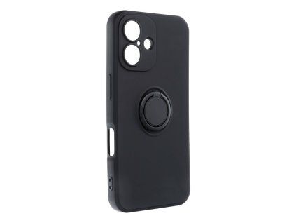 Silicone RING 3v1 pouzdro / kryt pro Apple iPhone 16, černá