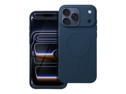MagSafe Silicone Case pouzdro / kryt pro Apple iPhone 17 PRO MAX, modrá
