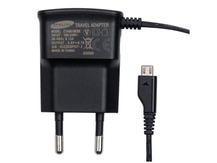 SAMSUNG ETA0U10EBE nabíječka micro USB black / černá (bulk)