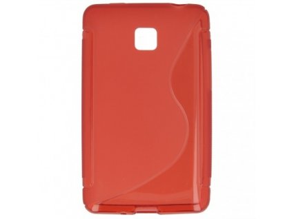 S Case pouzdro LG E430 Optimus L3 II red / červené