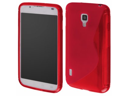 S Case pouzdro LG P715 Optimus L7 II Dual red / červené