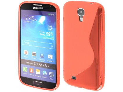 S Case pouzdro Samsung i9500, i9505 Galaxy S4 orange / oranžové