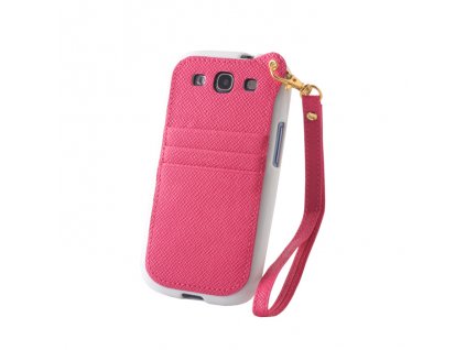 Pocket Case pouzdro Samsung i9300 Galaxy S3 white / pink