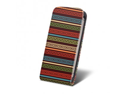 SLIGO Slim vyklápěcí pouzdro Samsung A500 Galaxy A5, Strips edition
