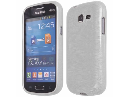 Pouzdro JELLY Case Metalic Samsung S7390 Galaxy Trend Lite bílé