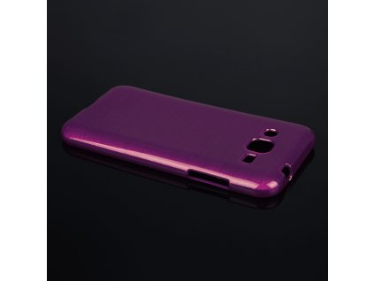 Pouzdro JELLY Case Metalic Samsung J200 Galaxy J2 fialové