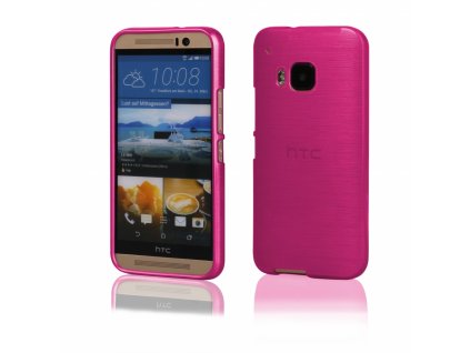 Pouzdro JELLY Case Metalic HTC One 3 (M9) růžové
