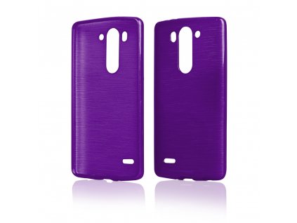 Pouzdro JELLY Case Metalic LG G3 Mini (D722) fialové