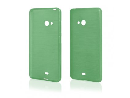 Pouzdro JELLY Case Metalic Microsoft Lumia 540 zelené