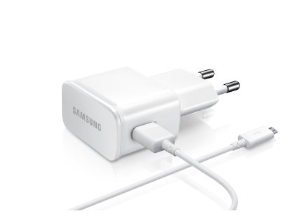 SAMSUNG ETA0U83EWE nabíječka + USB kabel bílá (bulk)