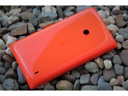 NOKIA 520 Lumia zadní kryt oranžový (02506M2, 00812N6)