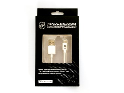 NHL lightning datový kabel pro iPhone / MFI - Boston Bruins - LGX-11200