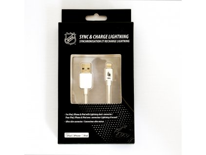 NHL lightning datový / nabíjecí USB kabel pro iPhone / MFI - Otawa Senators - LGX-11205