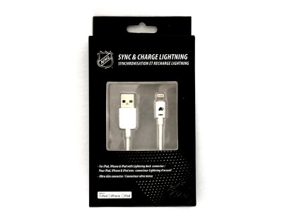 NHL lightning datový / nabíjecí USB kabel pro iPhone / MFI - Colorado Avalanche LGX-11209