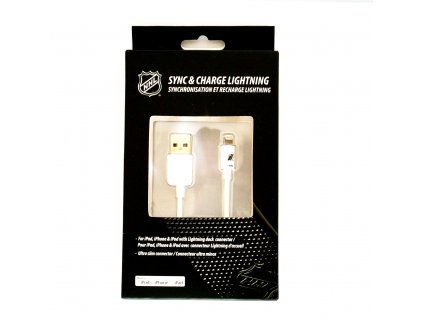 NHL lightning datový kabel pro iPhone / MFI - New Jersey Devils - LGX-11217