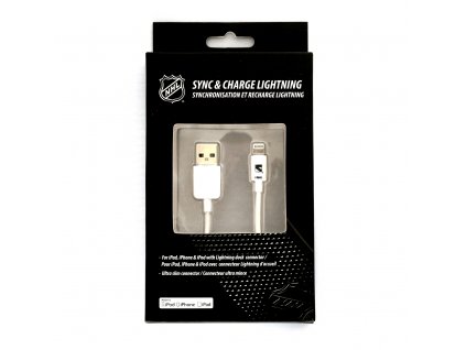 NHL lightning datový kabel pro iPhone / MFI - New York Rangers - LGX-11219