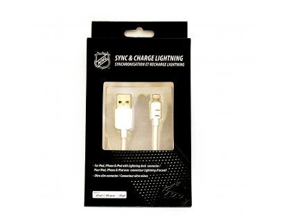 NHL lightning datový / nabíjecí USB kabel pro iPhone / MFI - Washington Capitals LGX-11222