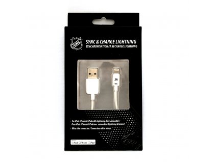 NHL lightning datový kabel pro iPhone / MFI - Anaheim Ducks - LGX-11223