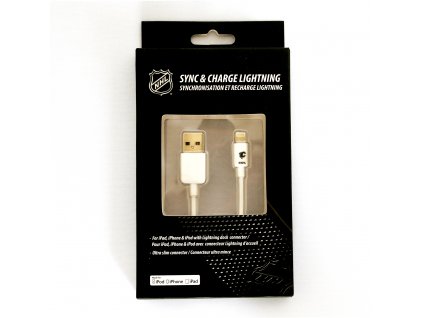 NHL lightning datový kabel pro iPhone / MFI - Calgary Flames - LGX-11225