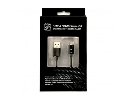 NHL LGX-11240 micro USB datový / dobíjecí kabel - Dallas Stars