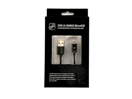 NHL LGX-11245 micro USB datový / dobíjecí kabel - Carolina Huricanes