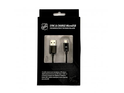 NHL LGX-11246 micro USB datový / dobíjecí kabel - Colombus Blue Jackets
