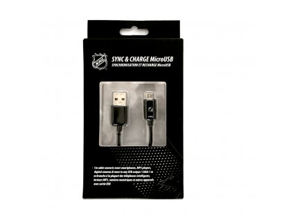 NHL LGX-11247 micro USB datový / dobíjecí kabel - New Jersey Devils