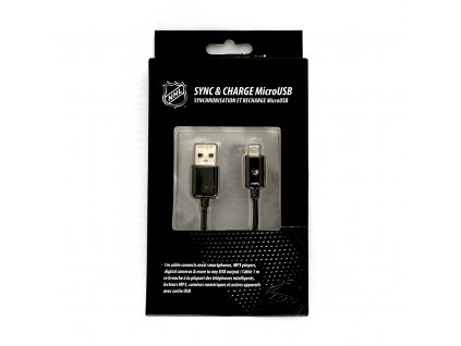 NHL LGX-11258 micro USB datový / dobíjecí USB kabel - San Jose Sharks