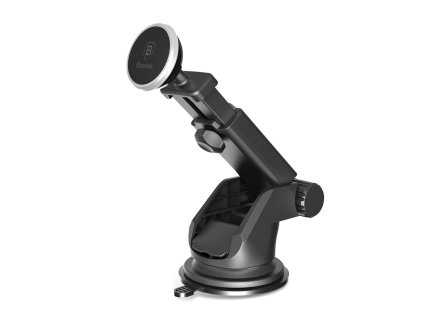 BASEUS Solid držák na palubní desku / sklo - magnetický, stříbrný SULX-0S