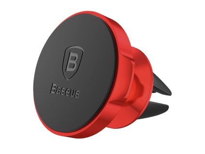 BASEUS SUER-A09 držák do mřížky ventilátoru magnetický, červený