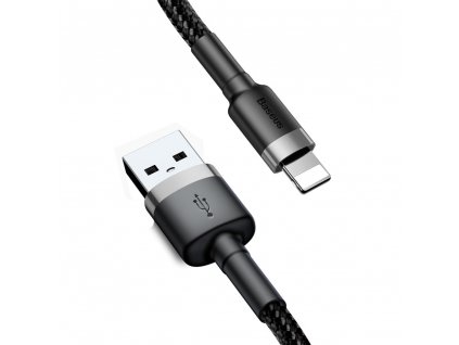 Baseus Cafule USB kabel - iPhone lightning QC 3,0 / 2m / 1,5A black-grey CALKLF-CG1