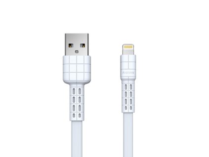 REMAX RC-116i Armor series USB datový / nabíjecí kabel iPhone Lightning bílý 2,4A / 5V