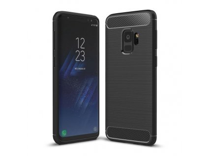 Pouzdro Carbon Case pro Samsung G960 Galaxy S9 černé