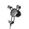 BASEUS YY Gravity držák do mřížky ventilátoru + kabel iPhone lightning - černý SULYY-01