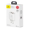 Baseus Bojure nabíječka 2xUSB / QC 3.0 bílá CCALL-AG02