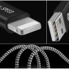 Dux Ducis K-ONE series USB kabel - Apple Lightning / 1m / 2,1A černá / bílá
