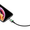 Baseus Zinc magnetický USB kabel - iPhone lightning 1m / 2,4A černý CALXC-A01