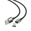 Baseus Zinc magnetický USB kabel - USB-C 2m / 2A černý CATXC-B01