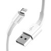 Baseus Mini USB kabel - iPhone lightning / 1m / 2,4A bílý CALSW-02