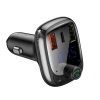 Baseus Bluetooth 5.0 FM transmitter s USB nabíječkou PPS / QC 4.0 / USB-C / micro SD