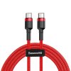 Baseus Cafule kabel USB-C PD / USB-C PD 2.0 / 1m / 3A / 60W red CATKLF-G09