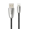 Baseus Torch svítící USB kabel - iPhone Lightning / 1m / 2,4A black CALHJ-C01