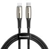 Baseus Drop kabel USB-C PD / Apple Lightning 18W / 1,3m / QC 3.0. black CATLRD-01