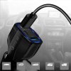 Wozinsky univerzální nabíječka do auta s výstupem 2xUSB QC 3.0 + USB-C PD černá